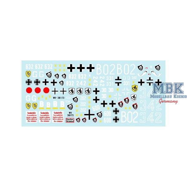 18. Panzer Division 1940-43 (Tauchpanzer) - BISON Decals - BIS35074 - Milit&auml;rmodellbau 1:35 Zur&uuml;stteile Decals  Bison