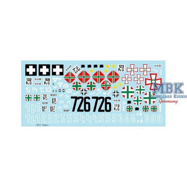 Hungary in WW2 #1 - BISON Decals - BIS35113 - Milit&auml;rmodellbau 1:35 Zur&uuml;stteile Decals  Bison