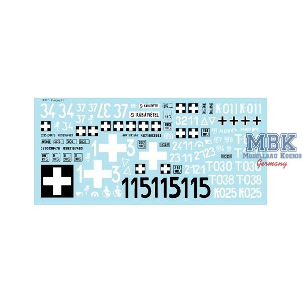 Hungary in WW2 #3 - BISON Decals - BIS35115 - Milit&auml;rmodellbau 1:35 Zur&uuml;stteile Decals  Bison