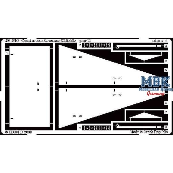 Centurion Mk.III Armour Shields (Academy) - EDUARD - ED35307 - Milit&auml;rmodellbau 1:35 Zur&uuml;stteile &Auml;tz- Metallteile  Eduard