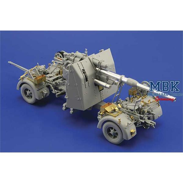 8,8 cm Flak 37 (Dragon) - EDUARD - ED35873 - Milit&auml;rmodellbau 1:35 Zur&uuml;stteile &Auml;tz- Metallteile  Eduard