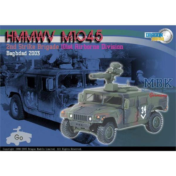 HMMWV  M1045 w/TOW, Baghdad 2003 - DRAGON ARMOR - 60055 - Fertigmodelle Fahrzeuge 1:72  Dragon Armor