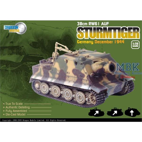 Sturmtiger w/Zimmerit, Germany December 1944 - DRAGON ARMOR - 60113 - Fertigmodelle Fahrzeuge 1:72  Dragon Armor