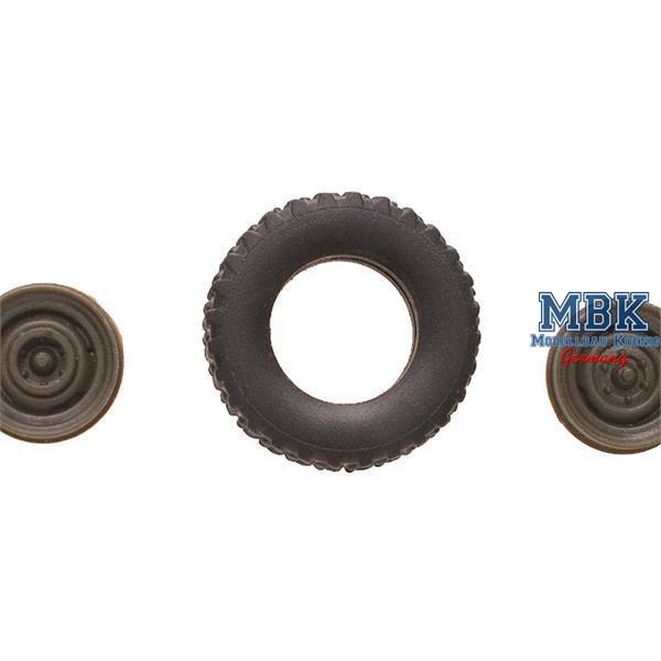 Unimog R&auml;derset - Herpa - 741408 - Milit&auml;rmodellbau 1:87  Minitanks - Herpa