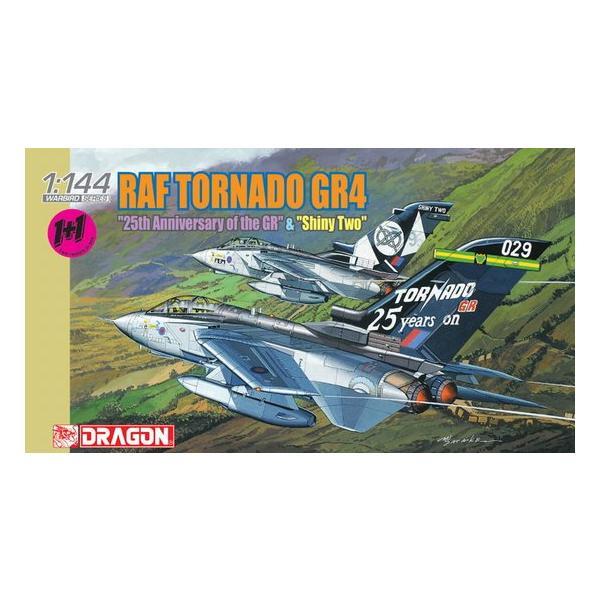 British RAF Tornado Gr.4 (Twin Pack) - DRAGON - 4606 - Flugzeugmodellbau 1:72 Modern ab 1945  NATO