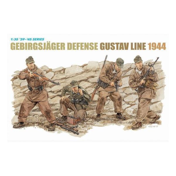 Gebirgsj&auml;ger Defense Gustav Line 1944 - DRAGON - 6517 - Milit&auml;rmodellbau 1:35 Figuren  Dragon