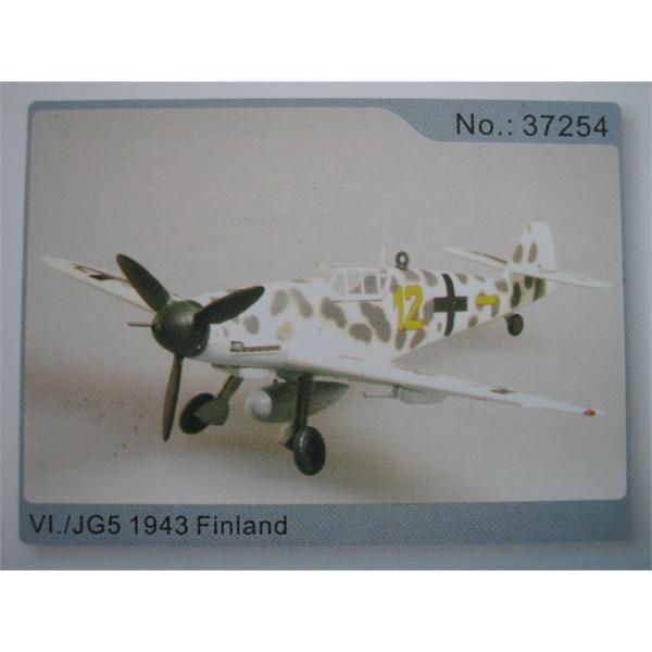 Bf-109G-2  VI. JG 5 Finland 1943 - EASY MODEL - EM37254 - Fertigmodelle Flugzeuge 1:72  Easy Model