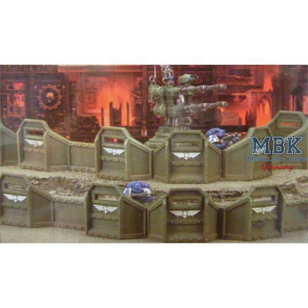 Imperiale Aegis-Verteidigungslinie - Games Workshop - 64-36 - Warhammer, Tabletop,  Fantasy  Gel&auml;nde, Geb&auml;ude, Spieltische