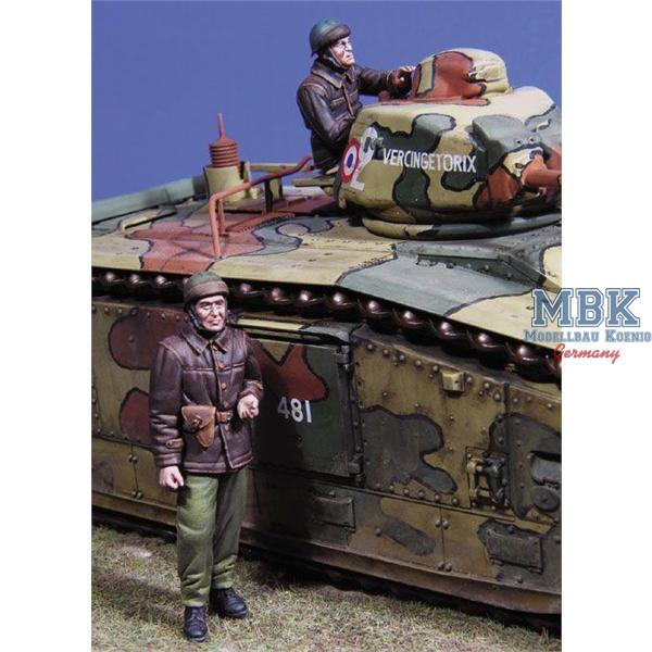 35604 French Tank Crew WWII - WARRIORS - WA35604 - Milit&auml;rmodellbau 1:35 Figuren  Warriors