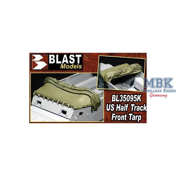 US Half Track Front Tarp - Blast - BL35095 - Milit&auml;rmodellbau 1:35 Zur&uuml;stteile Resin  Blast Models