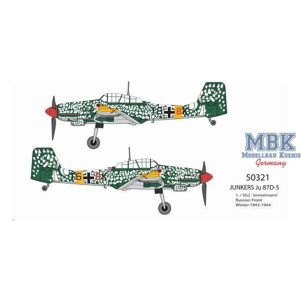 Junkers Ju87D-5 1./SG-2 'Immelmann', Russian Fro - DRAGON WARBIRDS - 50321 - Fertigmodelle Flugzeuge 1:72  Dragon Warbirds