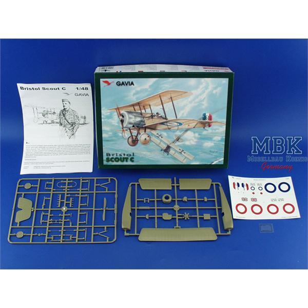 Bristol Scout - EDUARD - ED60501 - Flugzeugmodellbau 1:48  Flugzeuge WK.I