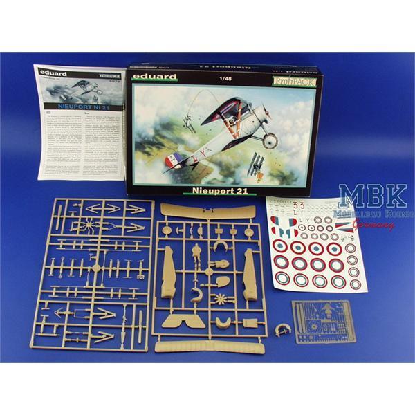 Nieuport Ni-21 PROFIPACK - EDUARD - ED8076 - Flugzeugmodellbau 1:48  Flugzeuge WK.I