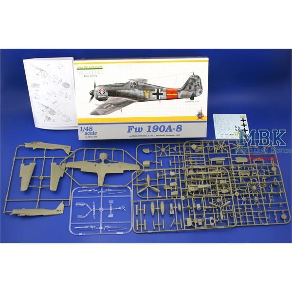 Fw 190A-8 - EDUARD - ED8429 - Flugzeugmodellbau 1:48 Achse WK.II  Luftwaffe