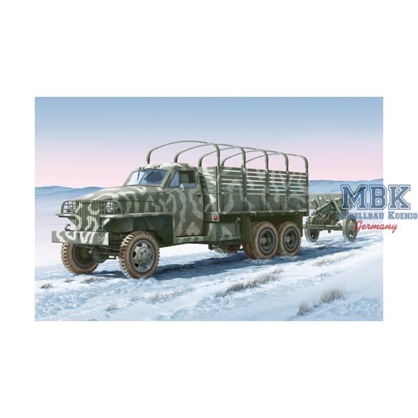 LEND LEASE U.S.Studebaker US6  with ZIS-3 Gun - ITALERI - IT6499 - Milit&auml;rmodellbau 1:35 Radfahrzeuge  Alliierte