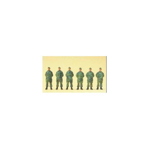 Bundeswehr Soldaten stehend, Feldm&uuml;tze, Parka - Preiser - PR16842 - Milit&auml;rmodellbau 1:87  Preiser