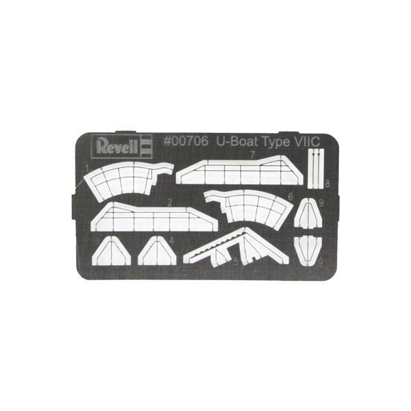 PE Set f&uuml;r U-Boot TYPE VII C - Revell - REV00706 - Schiffsmodellbau Schiffsmodelle 1:350  &Auml;tzteile