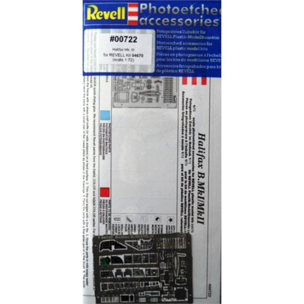 PE Set f&uuml;r Halifax Mk. III (rev4670) - Revell - REV00722 - Flugzeugmodellbau 1:72 Zubeh&ouml;r   Figuren  &Auml;tzteile