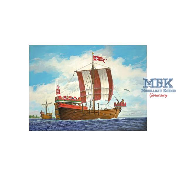 Hanse Kogge - Revell - REV5411 - Schiffsmodellbau Schiffsmodelle gr&ouml;&szlig;er als 1:350  Zivil