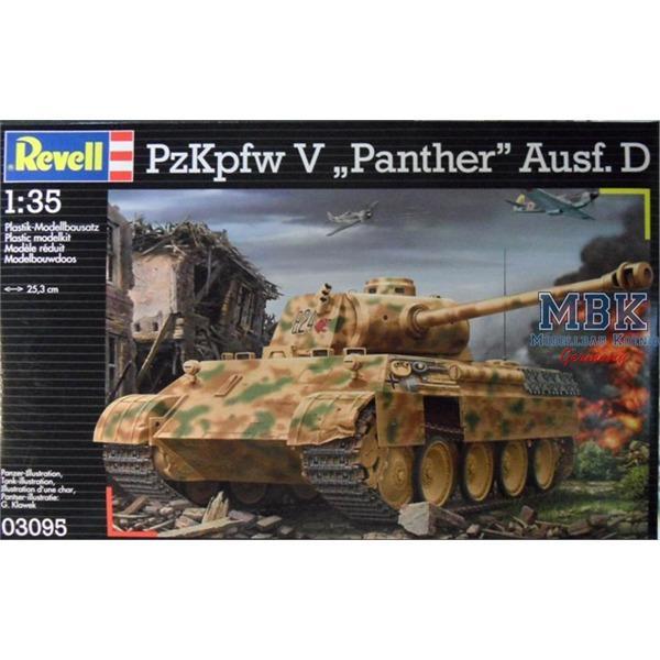 PzKpfWg. V Panther Ausf. D - Revell - REV3095 - Milit&auml;rmodellbau 1:35 Panzer Panzer WK.II - Achse  Wehrmacht