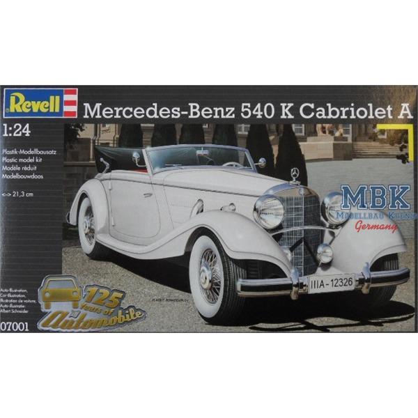 Mercedes Benz 540 K Cabriolet A - REVELL - REV7001 - Zivilfahrzeuge  PKW