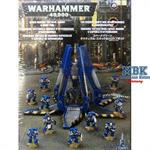 Space Marine Trupp mit Landungskapsel 
