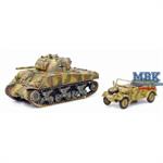Beutepanzer M4A2 75 + Kubelwagen 