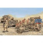 Brit. 25-Pdr. Field Gun Mk.II w/Limber & Crew 