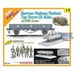 German Railway Flatbed Typ Ommr (Cyber Hobby Orang 