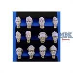 German Heads Set #3 (12 Stück) 