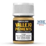 Vallejo Pigment Dark Yellow Ocre - Dunkles Gelbock 