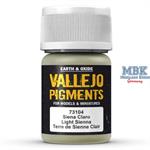 Vallejo Pigment Light Siena - Helle Sienna 