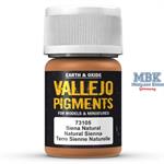 Vallejo Pigment Natural Siena - Natürliche Sienna 