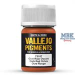 Vallejo Pigment Dark Red Ocre - roter Ocker 