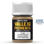 Vallejo Pigment Natural Umber - Natürliche Umbra 