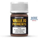 Vallejo Pigment Burnt Umber - gebr. Umbra 
