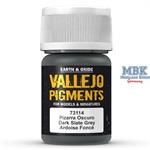 Vallejo Pigment Dark Slate Grey - dunkles Schiefer 