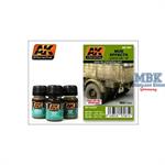 Mud Effects enamel color Set 