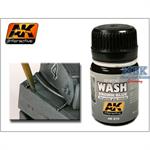 Enamel Wash brown-blue 