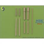 Fw 190 A7, A8 armament set (MG 131 barrel tips, MG