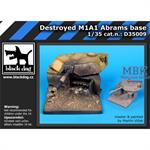 Destroyed M1A1 Abrams base 