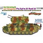 2cm Flakvierling38 auf Pz.III Ausf.M ~ Cyber Hobby