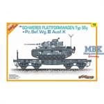Schwerer Plattformwagen SSy + PzBefwg.III Ausf.K   