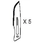 #10 Klingen Set für Skalpell/Bastelmesser (5 Stück 