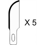 5x Ersatzklingen 1 für Cutter #1 