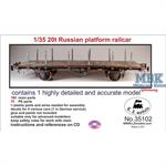 Russian 20to Platform railcar 
