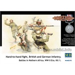 Hand-to-hand fight British and German Infantry 