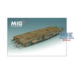 Heavy Vehicle Transport Rail Wagon 