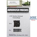 Panther Disc Camouflage Airbrush Mask 