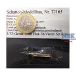 2cm Flak38 Rohr (Vierer Set) 